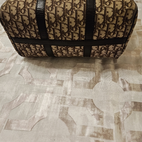 Christian Dior Brown Trotter Canvas Boston Tote Bag - Picture 2 of 16
